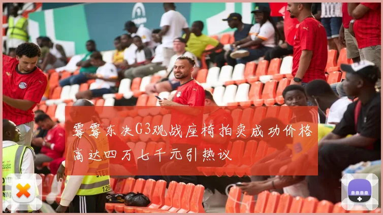 霉霉东决G3观战座椅拍卖成功价格高达四万七千元引热议